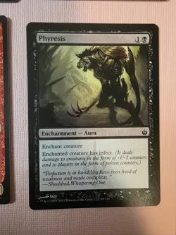 Phyresis 49 Common Mirrodin Besieged Magic: The Gathering Lightly Played - Image 1