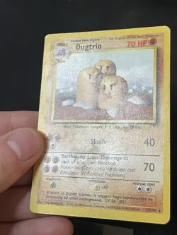 Pokemon Dugtrio 19/102 Rare Base Set Unlimited - Image 3