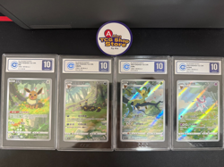 Ccic 10 Set2025 Eevee / Umbreon/ Sylveon /leafeon Pokemon Tcg Chn Gem Pack Vol2 - Image 1