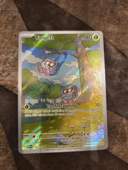 Pokemon TCG Tangela 178/165 Scarlet Violet 151 Illustration Rare English - Image 1