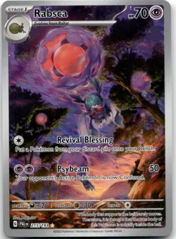 Paldea Evolved PAL 215/193 Rabsca Illustration Rare NM - Image 1