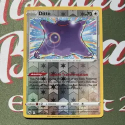 Pokemon Card Ditto Crown Zenith Reverse Holo Rare 107/159 Near Mint Pack Fresh - Image 1