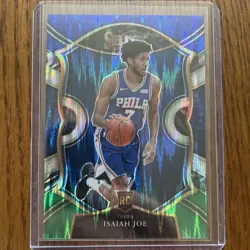 Isaiah Joe Rookie 2020-21 Select Blue White Green Flash /49 #99 - Image 1