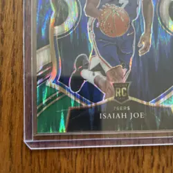 Isaiah Joe Rookie 2020-21 Select Blue White Green Flash /49 #99 - Image 3