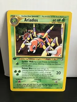 Ariados 27/111 Pokemon Neo Genesis 1st Edition Uncommon - Image 1