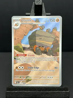 Pokemon TCG Crustle 186/182 Illustration Rare Destined Rivals (NM) - Image 1