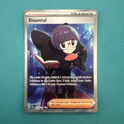 Pokemon TCG Shauntal Trainer Paradox Rift 243/182 Full Art - Image 1