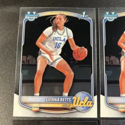 Sienna Betts 2025-26 Bowman Chrome U 1st (2) + Verified + VIP UCLA - Image 2