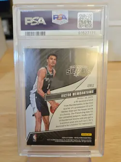 2023-24 Revolution Victor Wembanyama Rookie Revolution Levels PSA 10 Gem Mint - Image 2