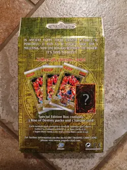 Yugioh Rise of Destiny Special Edition Box with 1st Edition ×3 Packs - Image 2