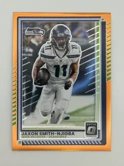 2025 Panini Donruss Optic - Jaxon Smith-Njigba #7 Orange Prizm /299 - Image 1