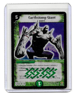 Earthstomp Giant - S5/S5 Duel Masters TCG 2004 Holo Foil Near Mint - Image 1