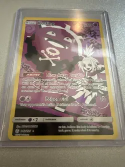 Koffing 243/236 Cosmic Eclipse Holo Secret Rare Pokemon TCG Near Mint/ ver LP - Image 2