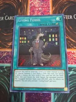 Yugioh Living Fossil BLRR-EN015 Secret Rare 1st Edition Near Mint - Image 1