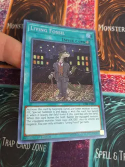 Yugioh Living Fossil BLRR-EN015 Secret Rare 1st Edition Near Mint - Image 2