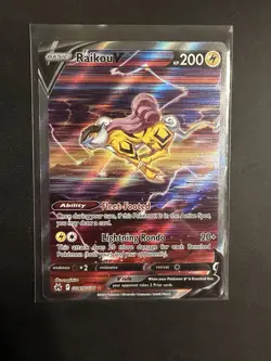 Pokemon TCG Raikou v Crown Zenith: Galarian Gallery Holo Ultra Rare Card #GG41 - Image 1