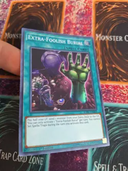 Yugioh Extra-Foolish Burial SOFU-EN065 Super Rare 1st Edition Near Mint - Image 2