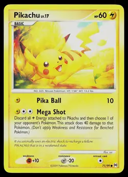 Pokemon Card - Pikachu Arceus 71/99 Common - Image 1