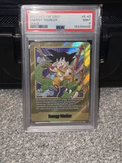 Dragon Ball Super Card Game Fusion World Energy Marker Gold Son Goku #E-42 - Image 1