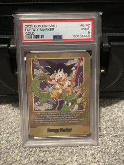 Dragon Ball Super Card Game Fusion World Energy Marker Gold Son Goku #E-42 - Image 2