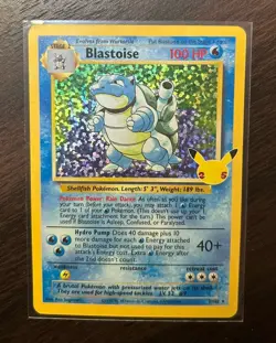 Pokemon Blastoise 2/102 Celebrations Classic Collection Holo Card 100 HP English - Image 1