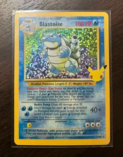 Pokemon Blastoise 2/102 Celebrations Classic Collection Holo Card 100 HP English - Image 4