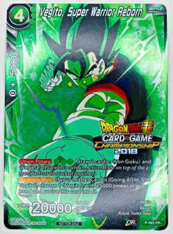 Vegito Super Warrior Reborn CHAMPIONSHIP Foil Dragon Ball Super Card Game | LP - Image 1