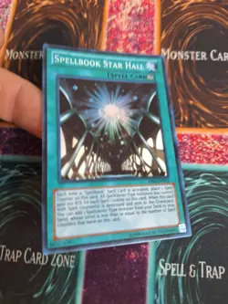 Yugioh Spellbook Star Hall AP03-EN011 Super Rare Unlimited Near Mint - Image 2