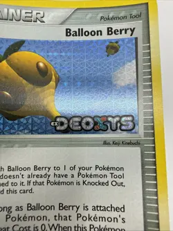Balloon Berry 84/107 EX Deoxys Reverse Holo Uncommon Stamped Pokemon Card - Image 5