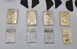 1999 Burger King Pokemon 23K Gold Plated Cards w Pokeballs & COA - Image 2