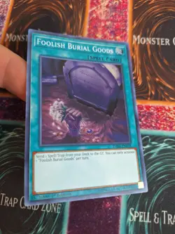 Yugioh Foolish Burial Goods DASA-EN058 Super Rare 1st Edition Near Mint - Image 2