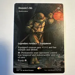 Donnie's Bo - Shadowspear (Borderless) MTG [Teenage Mutant Ninja Turtles] M0017 - Image 1