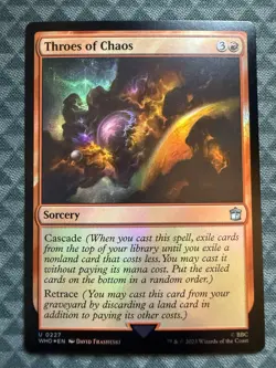 MTG Throws of Chaos #0227 Foil Uncommon Universes Beyond: Doctor Who (WHO) - Image 2
