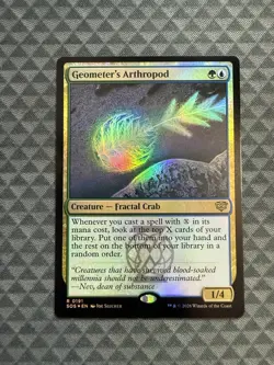 MTG Geometer’s Arthropod #0191 Foil Rare Secrets of Strixhaven (SOS) - Image 1