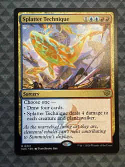 MTG Splatter Technique #0231 Rare Secrets of Strixhaven (SOS) - Image 2