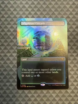 MTG Dreamroot Cascade #0302 Foil Borderless Rare Secrets of Strixhaven (SOS) - Image 1