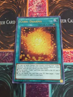 Yugioh Cubic Dharma DUOV-EN050 Ultra Rare 1st Edition Near Mint - Image 1