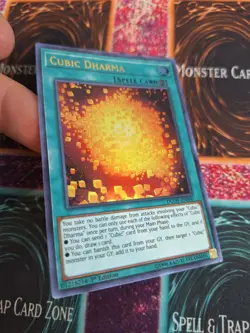 Yugioh Cubic Dharma DUOV-EN050 Ultra Rare 1st Edition Near Mint - Image 2