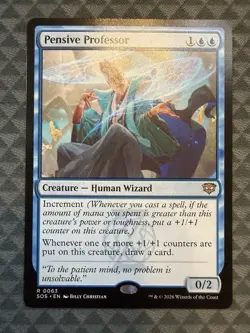 MTG Pensive Professor #0063 Rare Secrets of Strixhaven (SOS) - Image 2