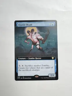 Cleaver Skaab Extended Art Commander Innistrad Midnight Hunt Rare - Image 1