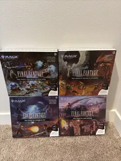 Magic The Gathering: Final Fantasy Scene Box Bundle Set of 4 BRAND NEW, SEALED - Image 1
