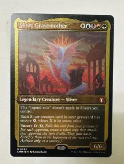 Sliver Gravemother FOIL MTG Commander Masters 0707 & Foil Thick Etched 0728 - Image 3
