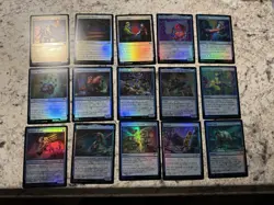 MTG TMNT 2026 COMPLETE FOIL COMMON UNCOMMON set & Lands - Image 2