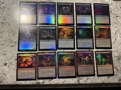 MTG TMNT 2026 COMPLETE FOIL COMMON UNCOMMON set & Lands - Image 4