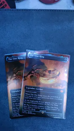 MTG LTR Lord Of The Rings The One Ring FOIL scene set 448 - 451 Pack fresh NM - Image 3