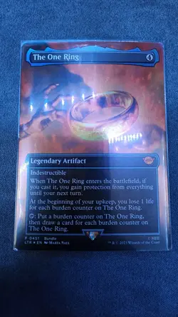 MTG LTR Lord Of The Rings The One Ring FOIL scene set 448 - 451 Pack fresh NM - Image 4