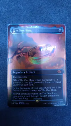 MTG LTR Lord Of The Rings The One Ring FOIL scene set 448 - 451 Pack fresh NM - Image 5