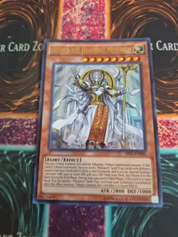 Yugioh Ehther the Heavenly Monarch SR01-EN000 Ultra Rare Unlimited Near Mint - Image 1