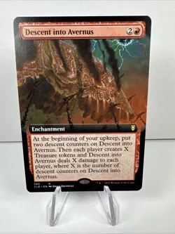 MTG Descent into Avernus *EXTENDED ART* Commander Legends Baldur's Gate 580 NM - Image 1
