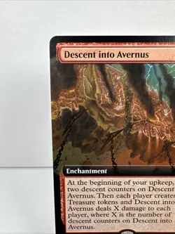 MTG Descent into Avernus *EXTENDED ART* Commander Legends Baldur's Gate 580 NM - Image 2